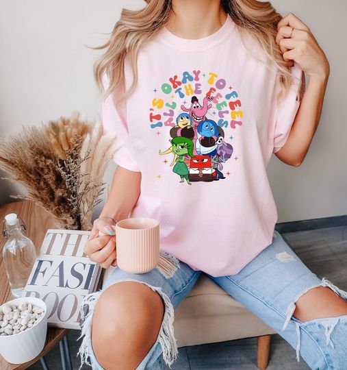 Inside Out Emotions T-Shirt with Pixar Characters