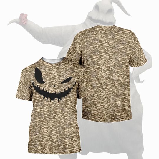 Halloween Oogie Boogie Costume 3D Shirt, Boogeyman Shirt, Halloween Costume Cosplay, Disneyland Halloween Shirt, Gift For Halloween