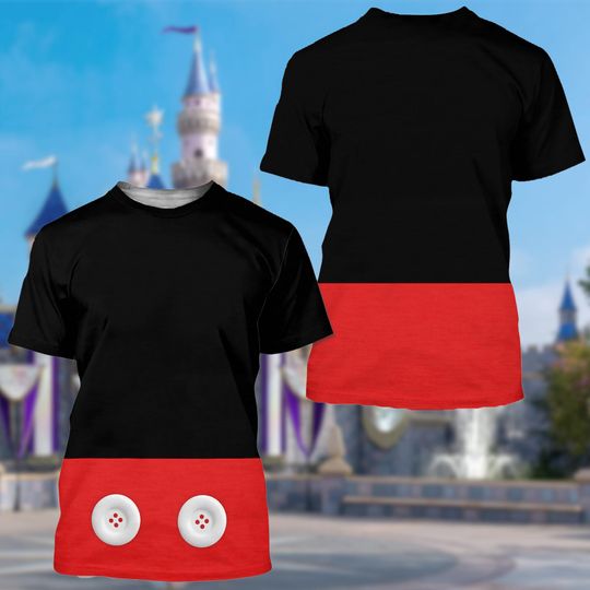 Cute Mouse 3D Tshirt, Halloween Costume For Family Group T Shirt, Family Halloween Costume Shirt, Movie Character All Over Print Shirt