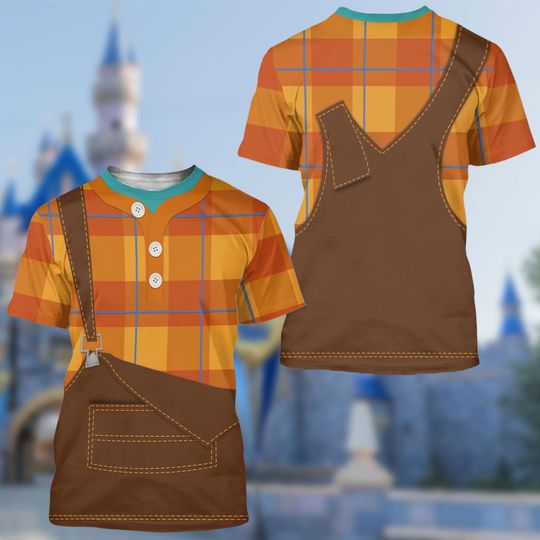 Big Men All Over Print Running Costume 3D Shirt, Funny Character Movie Costume 3D Tshirt, Halloween Costume For Family Group T Shirt