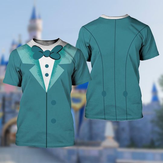 Hitchhiking Ghosts Halloween 3D T-Shirt, Haunted Mansion All Over Print Shirt, Ghost Costume T-Shirt, Horror Movie Cosplay Costume Tee