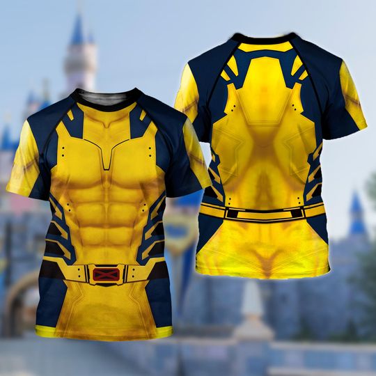 X-Men Wolverine Shirt, Deadpool & Wolverine 3D Adult T-shirt, Logan Wolverine All Over Print Shirt, Wolverine Shirt Gift