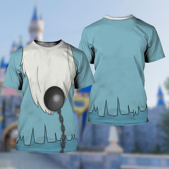 Haunted Mansion 3D Shirt, Gus Hitchhiking Ghosts Costume T-Shirt, Horror Movie All Over Print Shirt, Haunted Mansion Cosplay Costume Tee