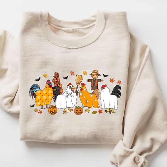 Halloween Thanksgiving Trick or Treat Squad Sweatshirt, Spooky Sweatshirt, Skeletons Pumpkin Sweater