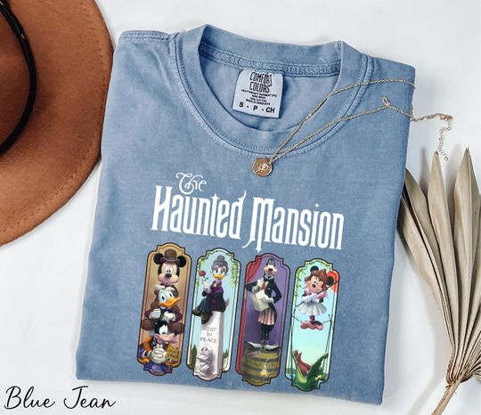 Comfort Colors The Haunted Mansion Shirt, Disney Halloween Shirt, Mickey Halloween Party Shirt, Mickey and Friends Halloween Shirt
