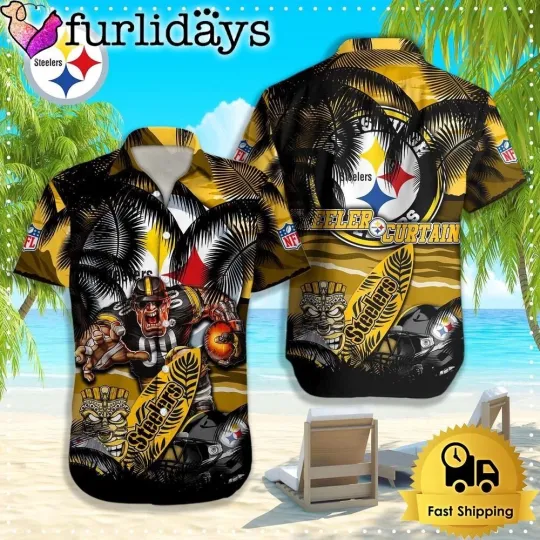 Pittsburgh Football Team Steelerss Hawaiian Shirt