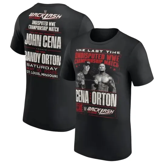 Jo Cen vs Randy Orton Backlash 2025 St. Louis 25 Wrestling Entertainment T-Shirt Gift