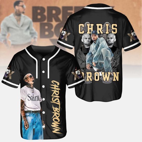 Breezy Bowl XX Tour Baseball Jersey, Personalized Chris Brown Tour 2025 Jersey