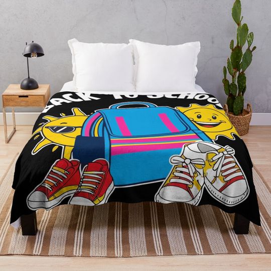 Sunny School Essentials Throw Blanket