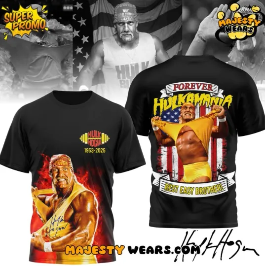 Hulk Hogan 1953-2025 Forever 3D T-Shirt, Gift for Fan