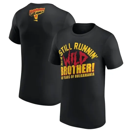 Hulk Hogan 40 Years Still Runnin' Wild T-Shirt Unisex Gift For Fan