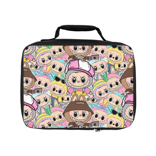 Labubu Lunch Bag, Food Storage Bag, Kids Lunch Sack, Insulated Lunch Box
