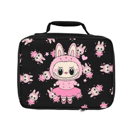 Labubu Lunch Bag - Back to School Insulated Lunch Tote for Kids, Cute Lunch Sack