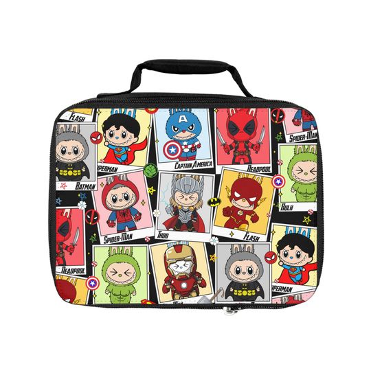 Labubu Lunch Bag - Super Hero Themed - School Ready!