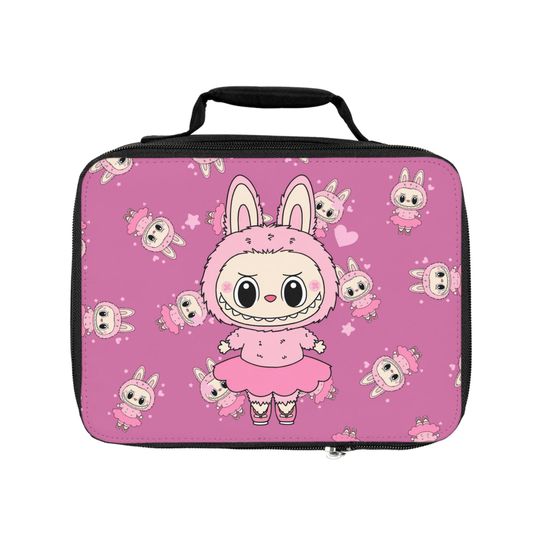 Labubu Lunch Bag - Back to School Insulated Lunch Tote for Kids, Cute Lunch Sack