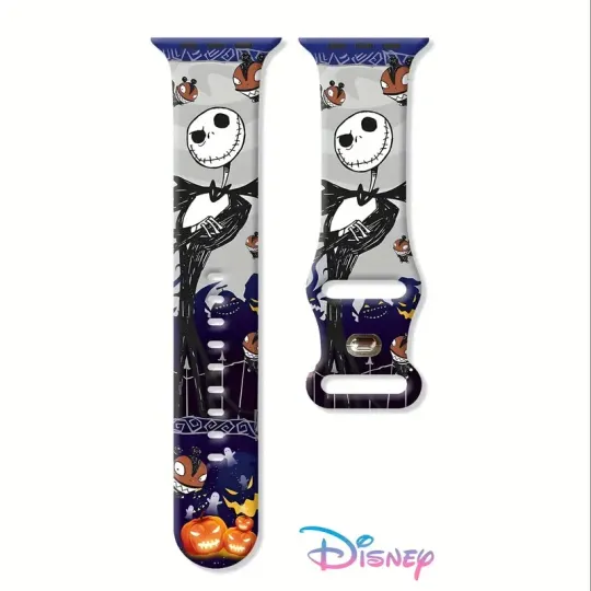 Nightmare Before Christmas Apple Watch Band, Disney Halloween Watch Strap