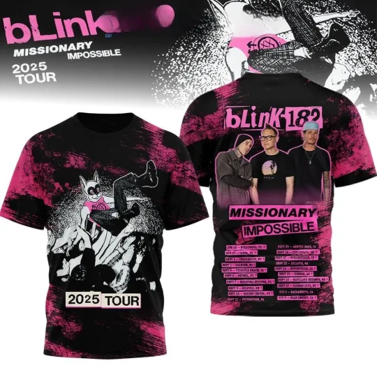 B182 Missionary Impossible 2025 Tour Shirt