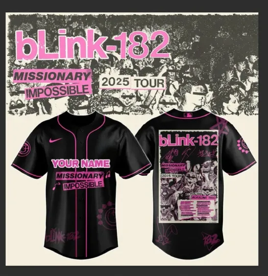 B182 Missionary Impossible Tour 2025 Jersey