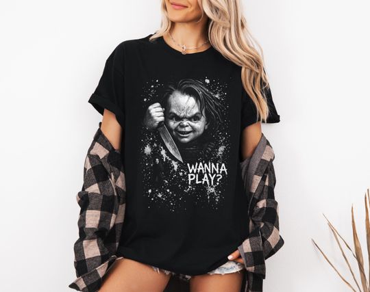 Halloween Chucky T-Shirt, Horror Movie Tee, Spooky Season Shirt, Halloween Party Gift