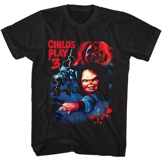 Child's Play Chucky Kids' Black T-Shirt