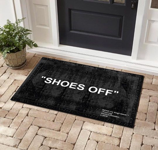 Welcome Mat, shoes off written mat,sneakerhead mat,Door mat,outdoor ma