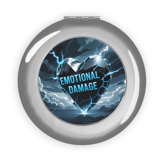 Emotional Damage Compact Travel Mirror, Gift For Her