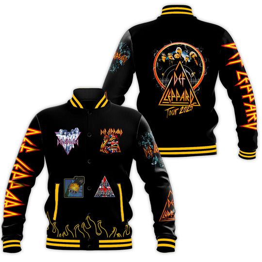 Def Leppard Varsity Jacket tour 2025
