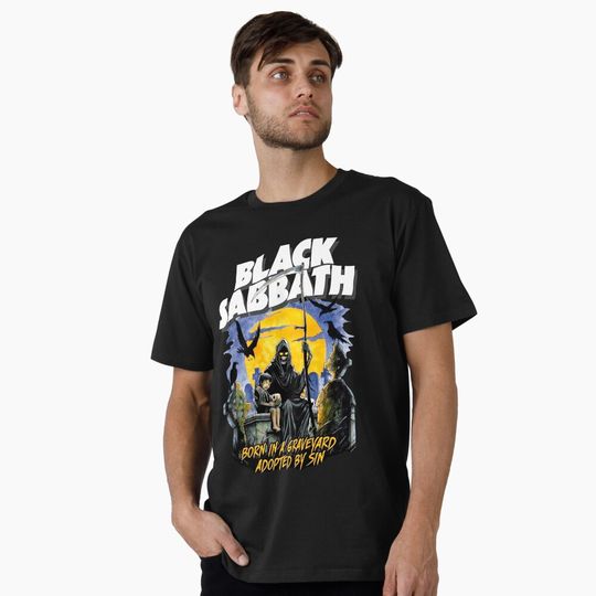 Black Sabbath - T-shirt streetwear T-shirt premium