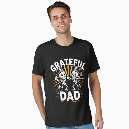 Essential Tee – Grateful Dad Halloween and Thanksgiving Humor