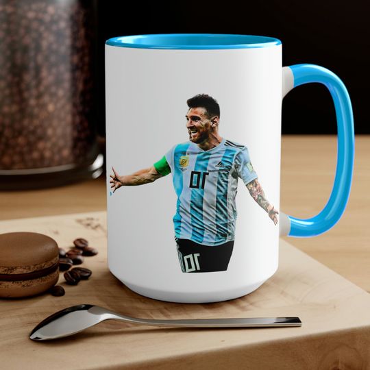 Messi- Argentina - Two-Tone Coffee Mugs