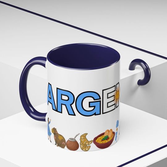 Argentina Mug, Stylish Gift for Him or Her, Decorative Cup, Argentines Souvenir