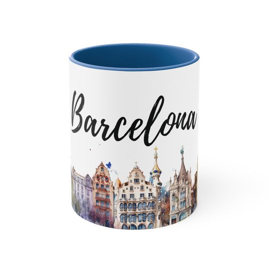 Barcelona Gift, Barcelona Mug, Barcelona Lover, Barcelona Fan, Coffee Mug, Travel Mug