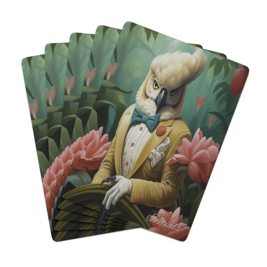 Gentleman Bird Custom Poker Cards