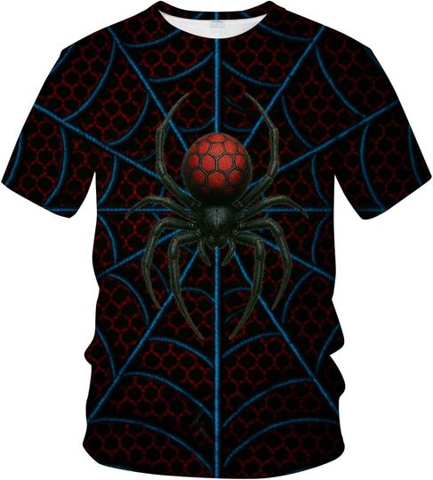 Blissboy Funny Animal Graphic T-Shirt Novelty Short Sleeve Crewneck Shirt