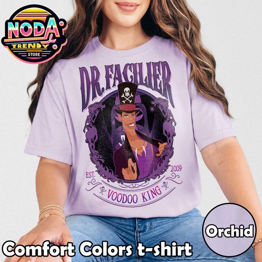 Vintage Disney Villains Dr Facilier T-Shirt, The Princess and the Frog, Voodoo King Design