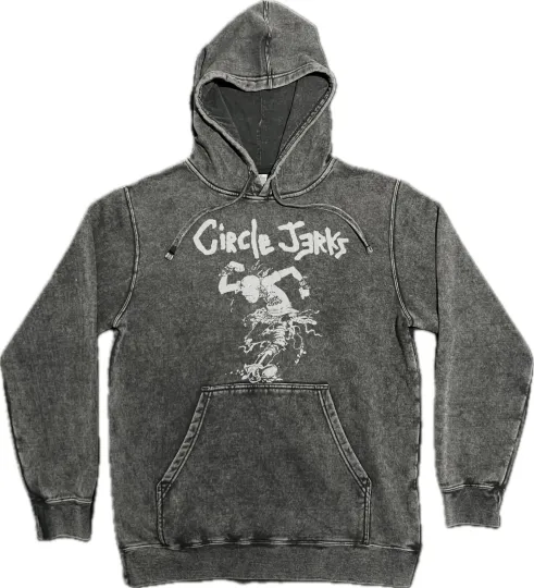 Circle Jerks Skank Man Vintage Wash Hoodie Premium Mineral Wash Hooded