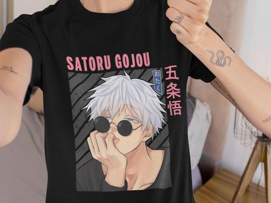 Gojo Satoru JJK Jujutsu Satoru T-shirt Anime Manga shirt