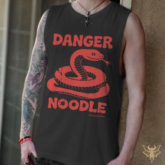 Barnard Snake Tank Urban Graphic Tee, Retro Funny Vintage Shirt, Cotton Muscle Top, Unique Animal Design, Summer Casual Workout Gear