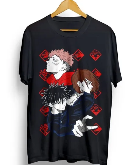 Jujutsu Satoru Gojo Satoru Sukuna Megumi Itadori Mei Mei Horror T-Shirt