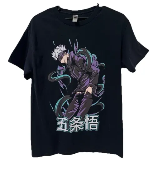Gojo Satoru Jujutsu Satoru Mens M. T-Shirt Sukuna Anime Japanese Manga JJK.