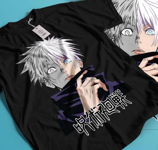 Gojo Satoru T-Shirt Megumi Itadori Yuji Jujutsu Satoru Sukuna Horror
