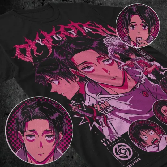 Yuta Okkotsu T-Shirt Jujutsu Satoru Satoru Gojo Girl Horror Anime Shirt All Size