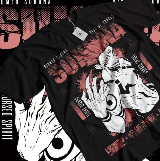 Ryomen Sukuna T-Shirt Jujustu Kaisen Jujutsu Satoru Horror gift Shirt All Size
