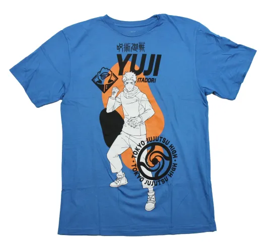 Jujutsu Satoru New Adult T-Shirt - Yuji Itadori Striking Stance