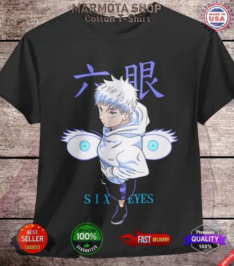 Gojo Satoru Jujutsu Satoru T-Shirt Sukuna Anime Japanese Tee Shirt Manga JJK