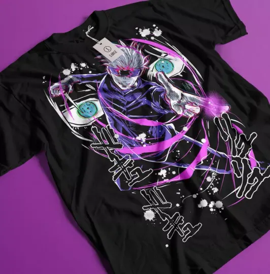 Gojo Satoru T-Shirt Megumi Itadori Yuji Jujutsu Satoru Sukuna Horror Gift Shirt