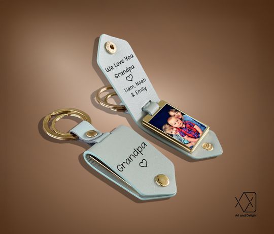 Thoughtful Gift for her him, Custom Photo Keychain, Drive Safe, First Time Mom Dad