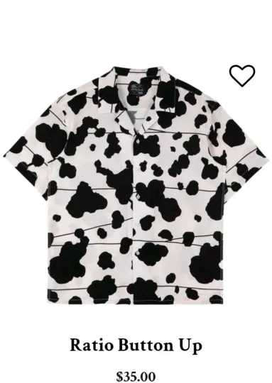 NIB Nanami Jujutsu Satoru JJK Ratio Steady Hands Button Up size Large