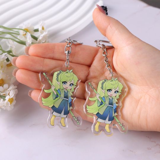 Custom character Transparent Keychain, Photo Keychain Gift, Funny Gift Idea