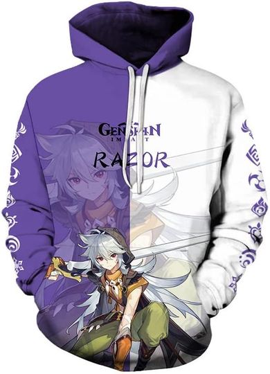 Cosplay Life Anime Pullover Hoodie - Halloween Unisex Adult Manga Sweater Merch Kangaroo Pockets